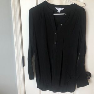 Black tunic long sleeve shirt